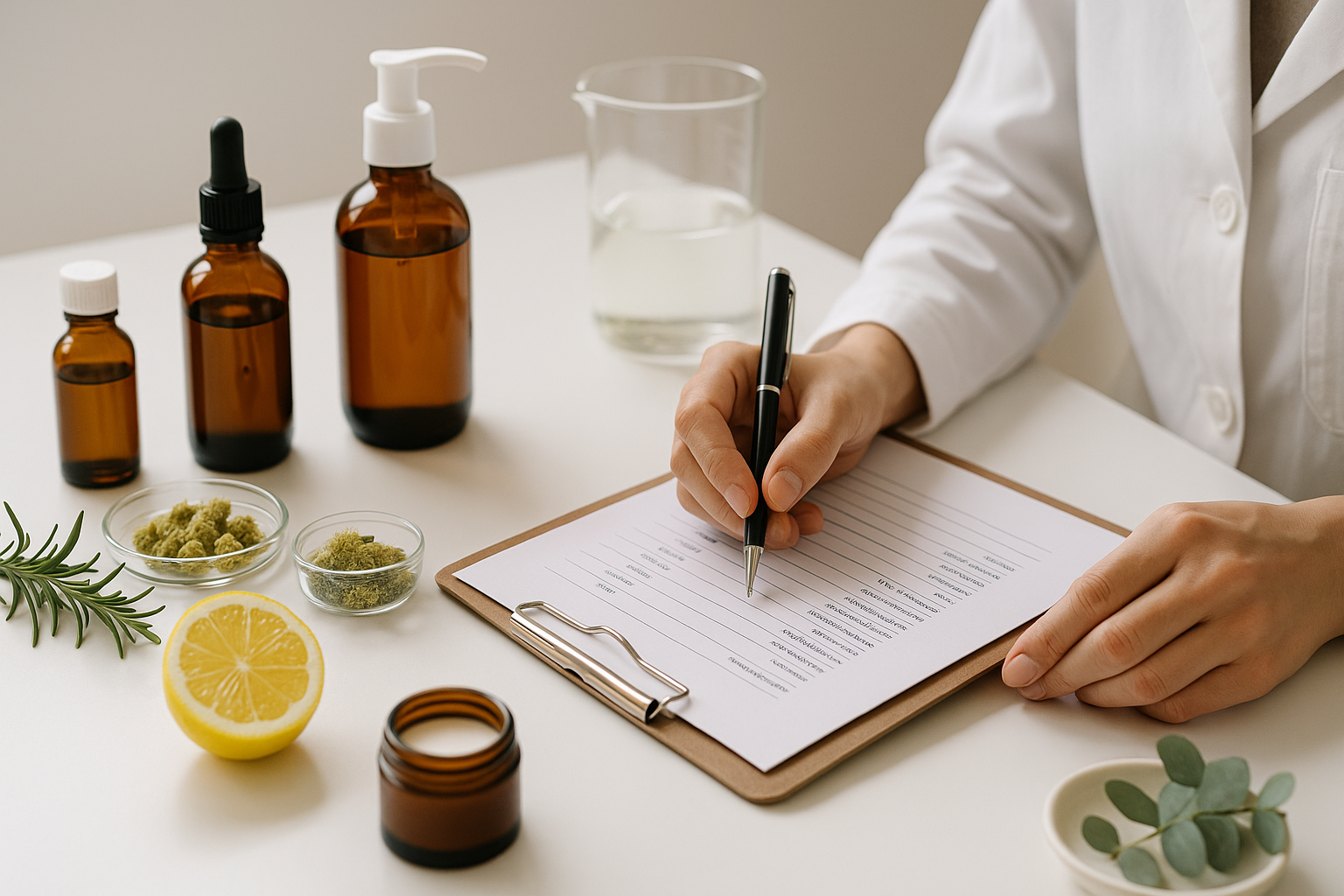 Proces tworzenia receptury kosmetyku naturalnego z analizą składników i dokumentacji